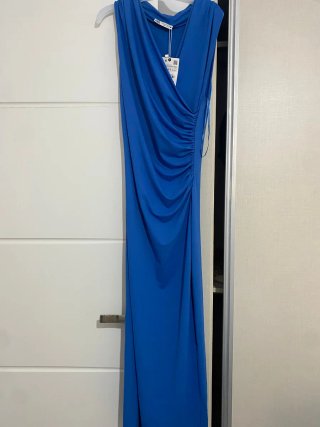 Vestido Zara azul