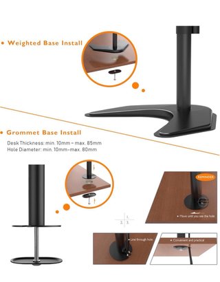 Soporte Doble Monitor BONTEC MFS002