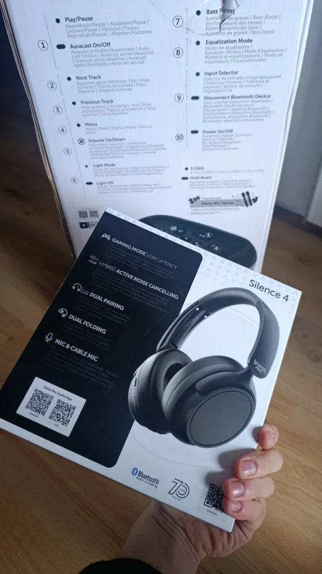 Pack de altavoz Party 110 y auriculares Silence 4