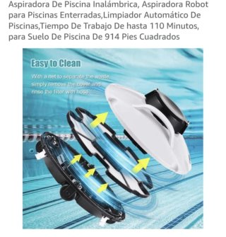 Aspiradora Robot Piscina GERRI Inalámbrica