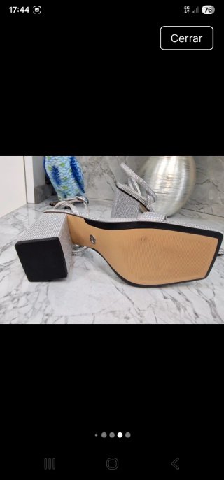 Sandalias Zara brillantes 37