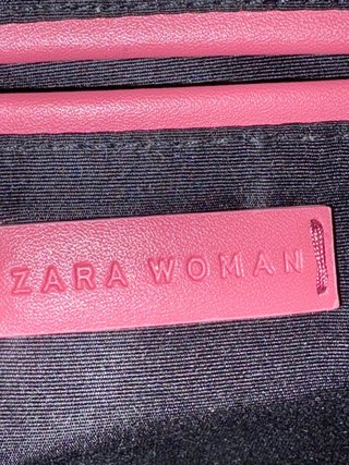 Mochila pequeña ante rosa