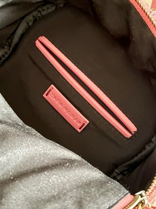 Mochila pequeña ante rosa