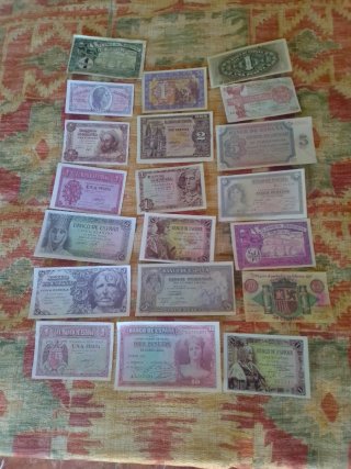 Réplicas de Billetes Españoles