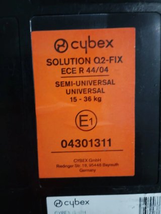 Silla Cybex Solution Grupo 2/3 Roja