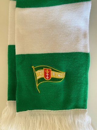 Bufanda Slask Wroclaw Verde y Blanca
