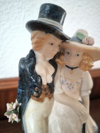 Figura Pareja Porcelana Levantina