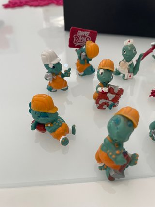 Set Sorprese Kinder Vintage Happy Dinos