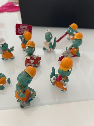 Set Sorprese Kinder Vintage Happy Dinos