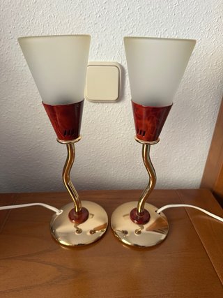 Lámpara de techo dorada