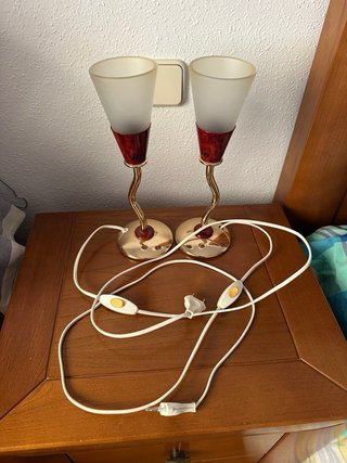 Lámpara de techo dorada