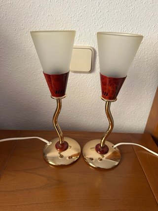 Lámpara de techo dorada