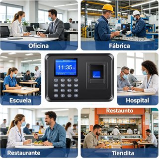 Control Horario Huella Dactilar y PIN