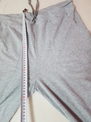 Pantalones cortos de algodón grises