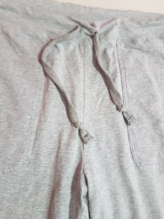Pantalones cortos de algodón grises
