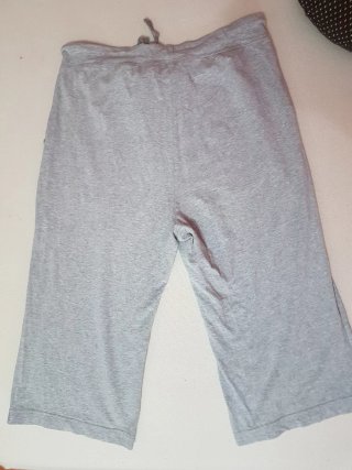 Pantalones cortos de algodón grises