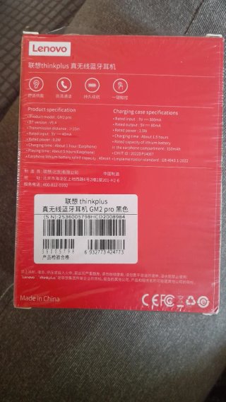 Auriculares Lenovo Thinkplus GM2 Pro TWS