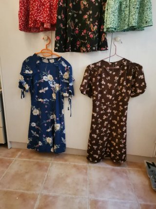 Pack 5 Vestidos Verano Estampados TALLA S