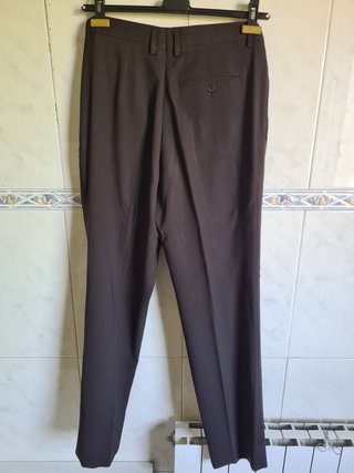 Lote 2 Pantalones Traje Negros Talla 54 XXXL