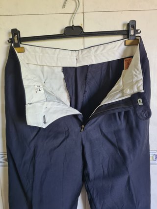 Lote 2 Pantalones Traje Negros Talla 54 XXXL