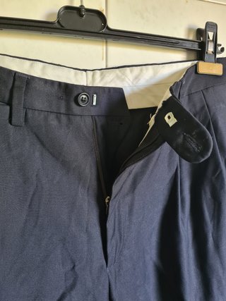 Lote 2 Pantalones Traje Negros Talla 54 XXXL