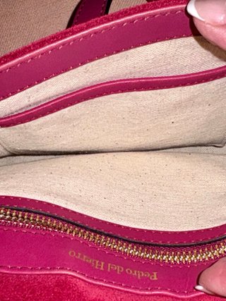 Bolso Pedro del Hierro  Rosa y Plateado