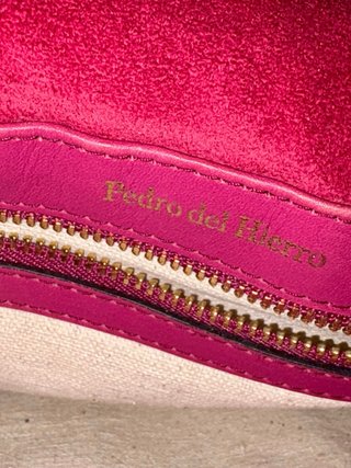 Bolso Pedro del Hierro  Rosa y Plateado