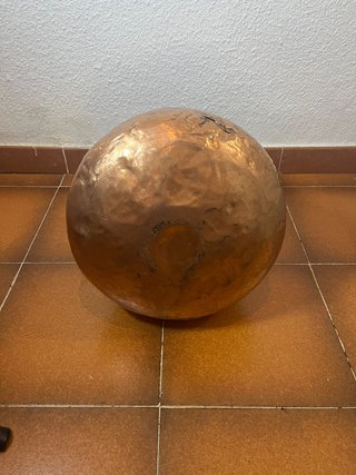 Caldero antiguo de cobre