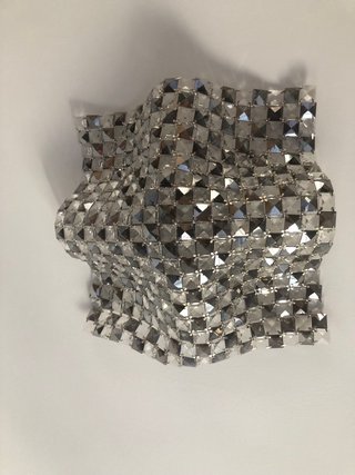 Lámpara colgante brillante diseño pañuelo