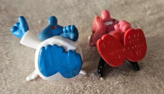 Coppia Puffi Angioletto e Diavoletto Pejo Schleich