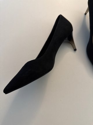 Zapatos de tacón Bershka negros talla 38