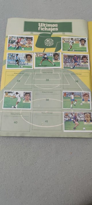 Álbum cromos Liga 84/85 1ª División