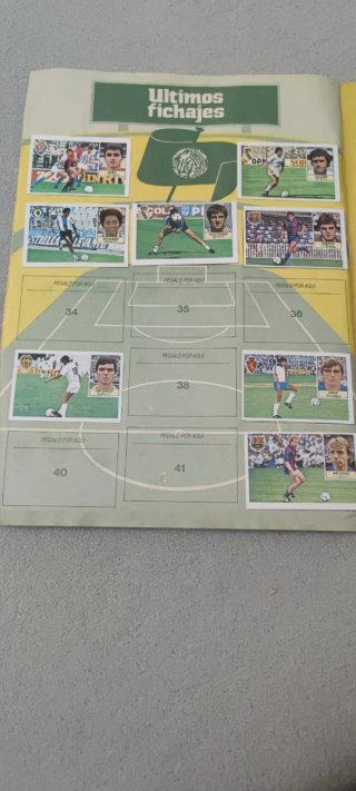 Álbum cromos Liga 84/85 1ª División