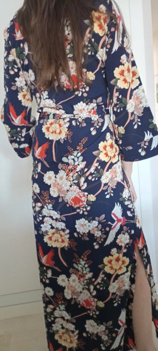 Vestido Estilo Kimono Talla S