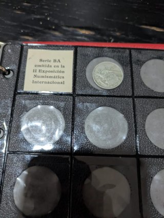 Álbum de monedas Estado Español