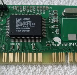 Placa de Som Simtech CMI8738 PCI