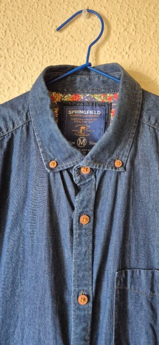 Camisa Springfield Manga Corta Talla M