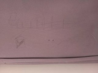 Escritorio plegable blanco-gris
