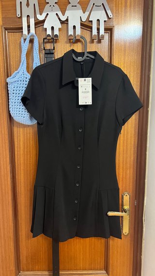 Vestido Zara Negro Talla M