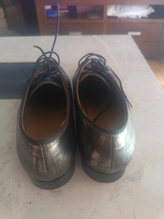 Zapatos de vestir mujer oro/plata