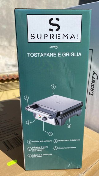 Suprema Tostapane e Griglia Elettrica