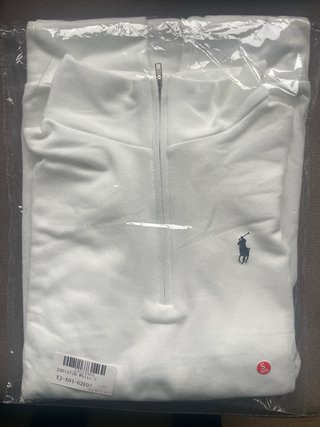 2 Polos Simil Ralph Lauren Blancos y Negro Nuevos