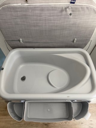Bañera Cambiador Chicco Cuddle & Bubble Gris