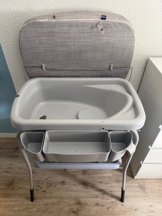 Bañera Cambiador Chicco Cuddle & Bubble Gris