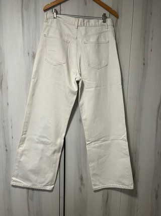 Vaqueros Zara blancos anchos