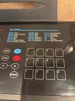 Piano RockJam RJ761 con pedal y auriculares