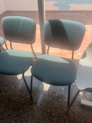 Conjunto 4 sillas tapizadas