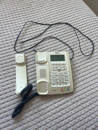 Teléfono antiguo Telefónica Domo2 Beige