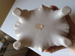 Portagioie vintage ceramica rose