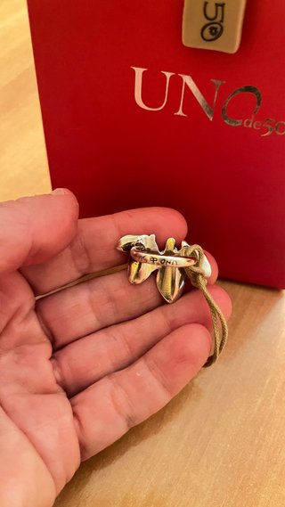 Anillo Uno de 50 Plata Nuevo